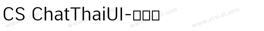 CS ChatThaiUI字体转换